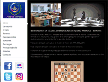 Tablet Screenshot of ajedrezmarcote.org